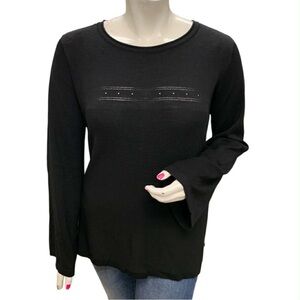 Cyrus Black Long Sleeve Top Size XL